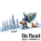 Gnome et renard - Tasse en céramique