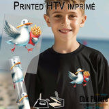 Mouette & frite #1 - HTV imprimé