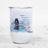 Matane mon havre - Verre à vin en inox