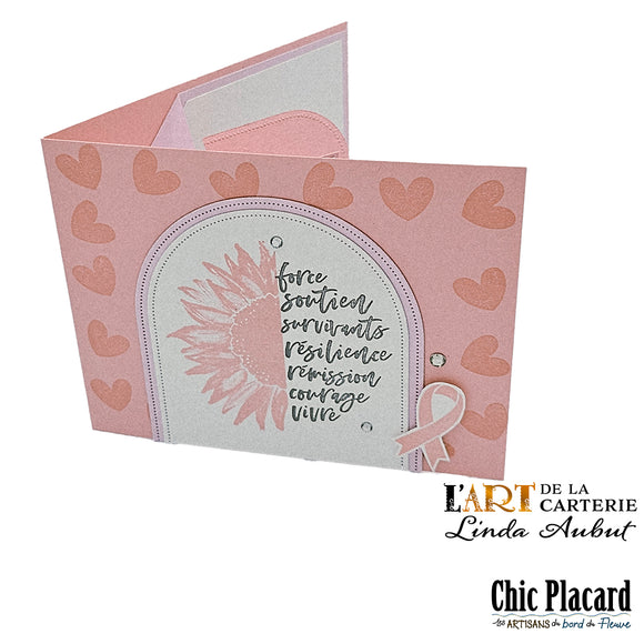 Soutien cancer - Carte de voeux par Linda