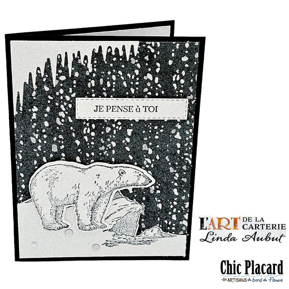 Je pense à toi - Carte de voeux par Linda