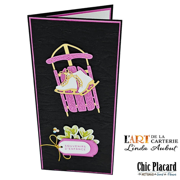 Collection cartes de Noël: souvenirs d'enfance - Carte de voeux par Linda