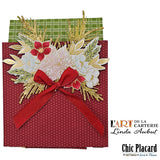 Collection de Noël: pliage triple chevalets - Carte de voeux par Linda