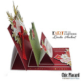 Collection de Noël: pliage triple chevalets - Carte de voeux par Linda