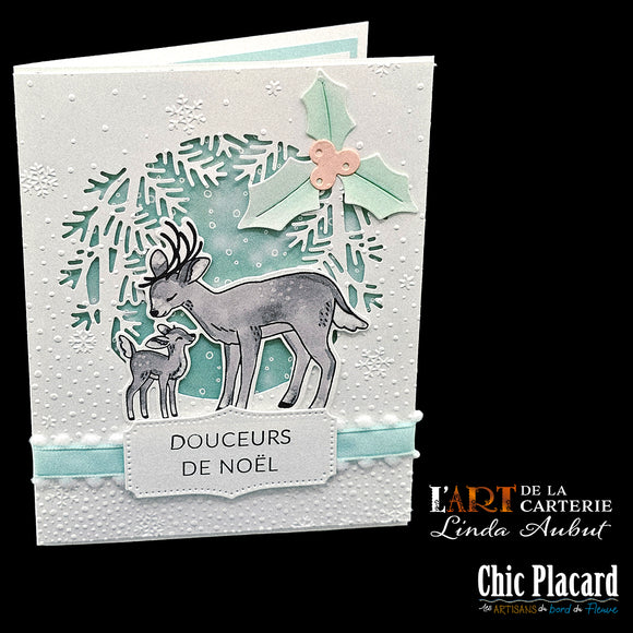 Collection de Noël: Douceurs de Noël - Carte de voeux par Linda