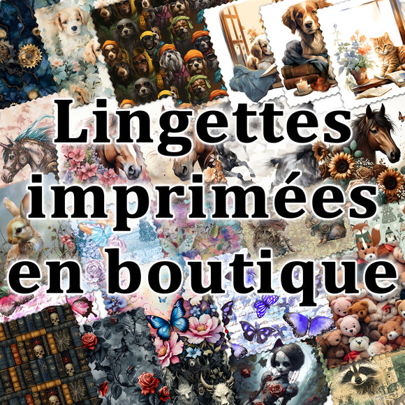BOUTIQUE : Lingette magique - modèles variés