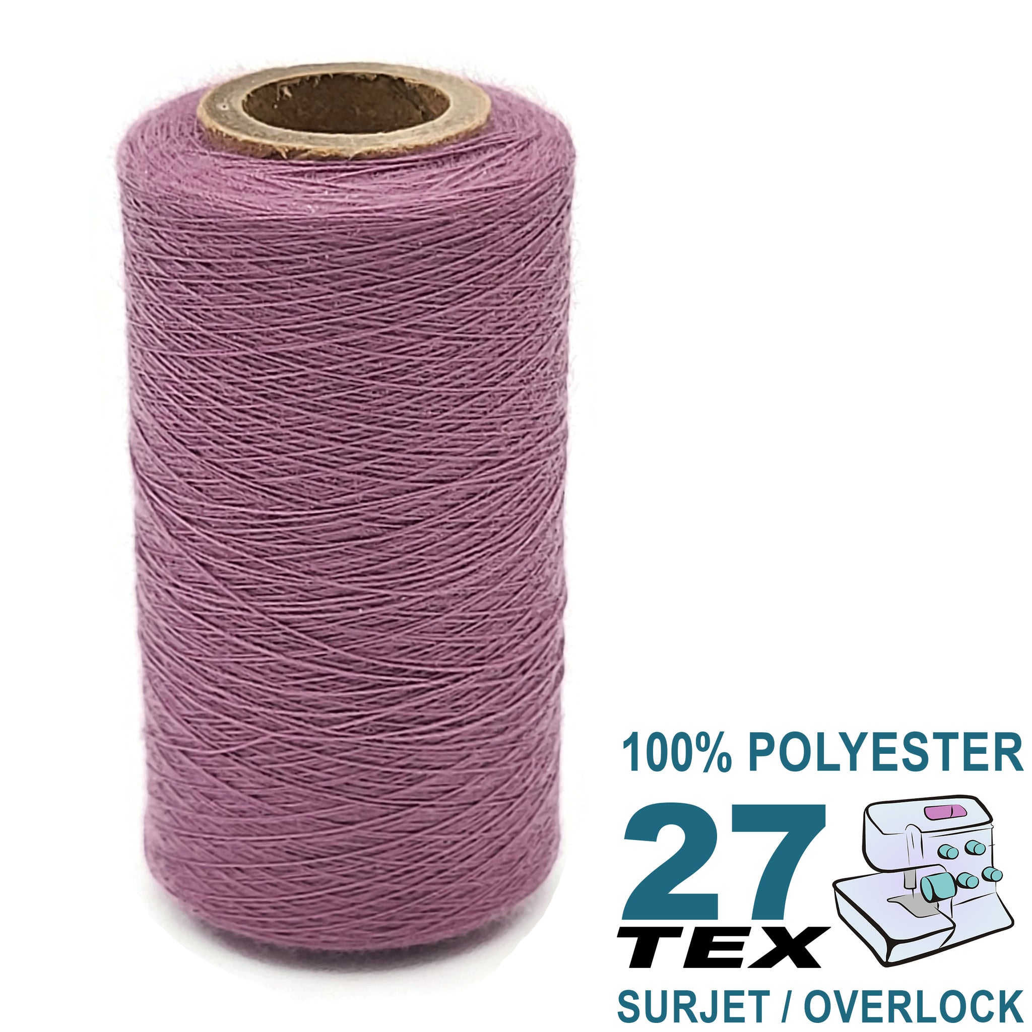 Fil à Coudre Polyester Zipworld Viga 120 - 5000 M, Épaisseur 40/2, 90 Couleurs Disponibles - 5