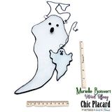 Grand fantôme - Vitrail par Murielle Boisvert