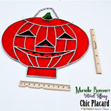 Citrouille - Vitrail par Murielle Boisvert