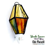 Lanterne en veilleuse - Vitrail par Murielle Boisvert