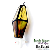 Lanterne en veilleuse - Vitrail par Murielle Boisvert