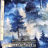 Forêt du Nord - Tricot de coton 230 gsm (au 1/2m)