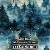 Forêt du Nord - Tricot de coton 230 gsm (au 1/2m)