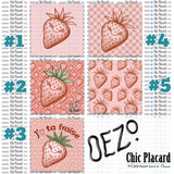 Fraise par Oezo - Lingette hyperdouce en microfibre
