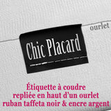 100x Brand labels to sew on the hem: DESIGN to create & print