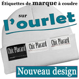 100x Brand labels to sew on the hem: DESIGN to create & print