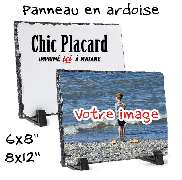 Tableau photo sur pierre imprimé sur demande