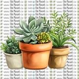 Collection de fleurs - HTV imprimé (à l'unité - petits)