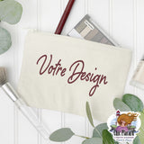 Pochette à zip à personnaliser