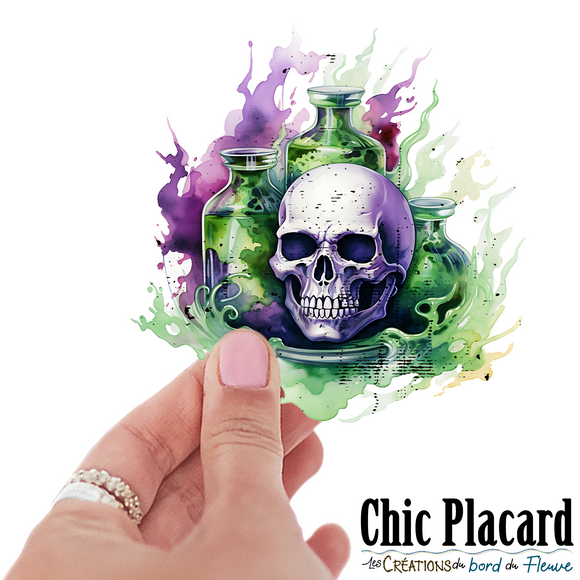 Poison mortelle- autocollant en vinyl