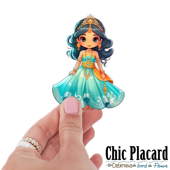 Princesse exotique- autocollant en vinyl