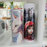 Sombre chaperon rouge - gobelet en inox
