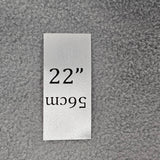 Étiquette blanche pour taile de tuque (à l'unité, taille au choix)