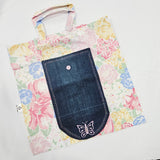 Papillon pivoine - Sac à commissions pliable - Ça coche