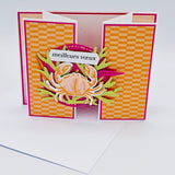 Joyeux anniversaire crabe - Carte par Linda