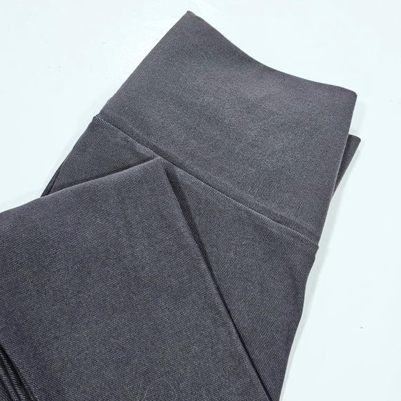 Legging style denim gris