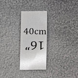 Étiquette blanche pour taile de tuque (à l'unité, taille au choix)