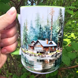 Chalet en forêt - Tasse en céramique