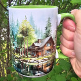 Chalet en forêt - Tasse en céramique