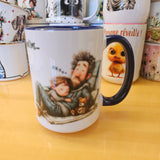 Matinée avec papa - Tasse en céramique