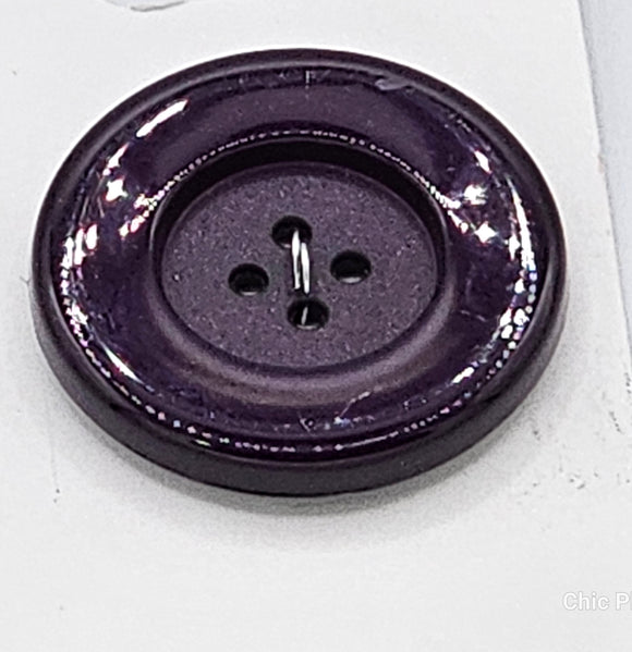 Bouton violet à 4 trous - 34mm (13⁄8″) - ELAN