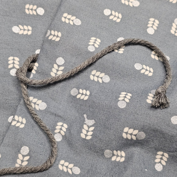 Sac à baguette de pain - bleu-gris - Créations JL