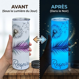 Respire - Gobelet inox brille dans le noir