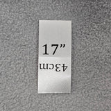 Étiquette blanche pour taile de tuque (à l'unité, taille au choix)