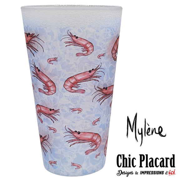 Crevettes - Verre givré 17oz