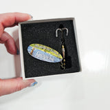 La pêche est bonne en Gaspésie - Cuillère & hameçon de pêche