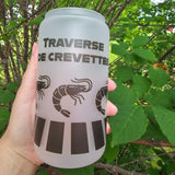 Traverse de crevettes - Verre colore au froid