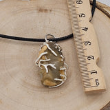 Pendentif avec silex par Recycl-Age