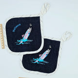 Saumon de Matane - Duo de poignées pour le four - Ça coche