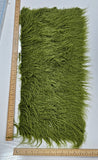 Vert olive - Fausse fourrure angora (27x10po)