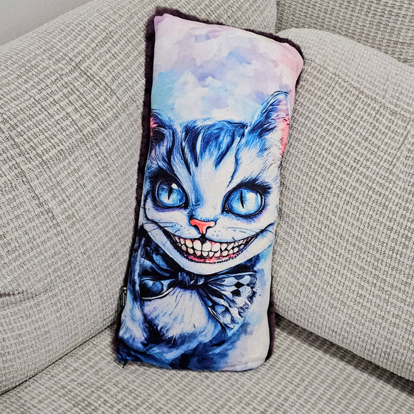 Chat coloré - long coussin poilu