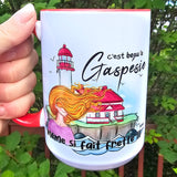 Fait frette en Gaspésie - Tasse en céramique