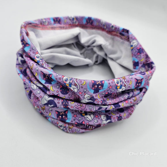 Chats - Foulard tube bandana