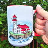 Fait frette en Gaspésie - Tasse en céramique