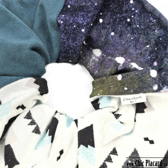 JUMBO scrunchie - mountains