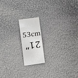 Étiquette blanche pour taile de tuque (à l'unité, taille au choix)